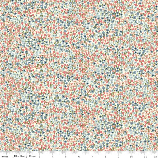 Joy Meadow in B (01667409b) | Botanist's Walk | Liberty Fabrics | Riley Blake {1}