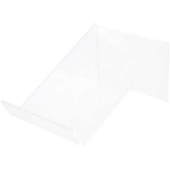 Plymor Clear Acrylic Book Easel with Flat Ledge, 5" W x 8" D x 4.5" H {1}