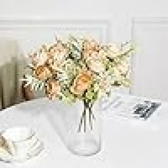 Fake Peony Silk Flower Bouquet {3}