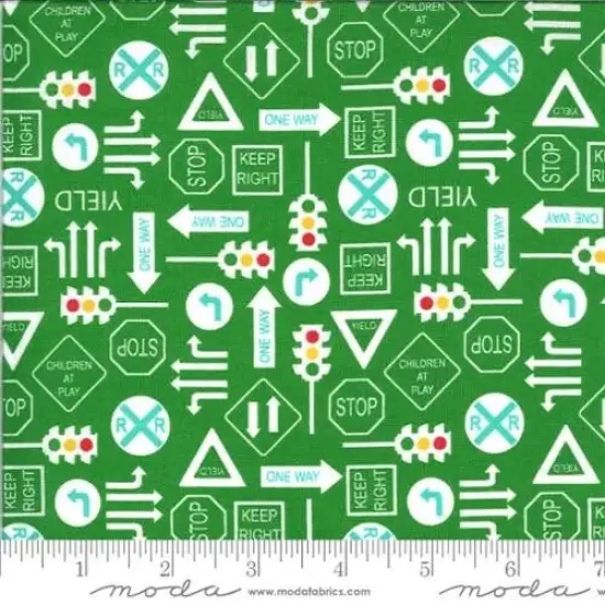 On The Go Green Light 44"/45" Fabric Per Yard {1}