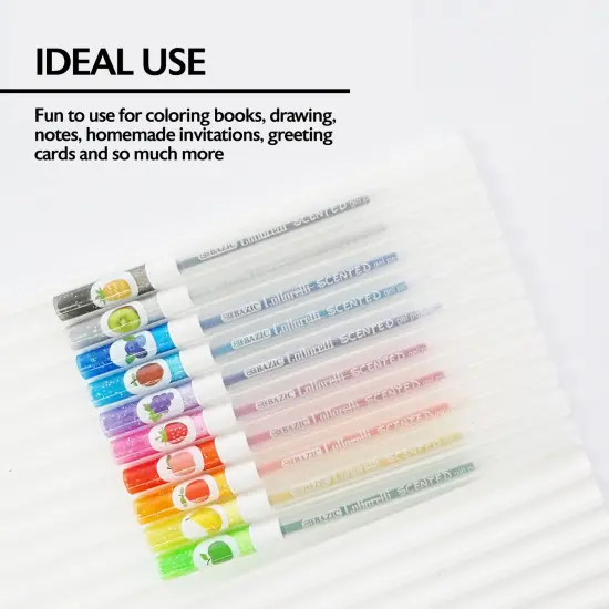 BAZIC Collorelli Gel Pen 10 Scented Glitter Color {9}