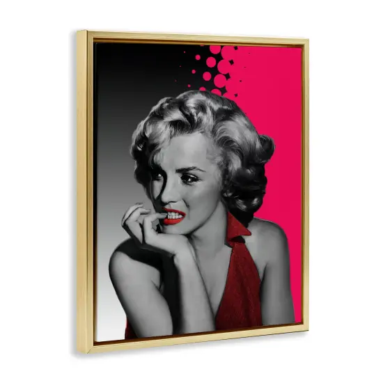 Stupell Industries The Thinker in Red Floating Frame By Jadei Graphics {3}