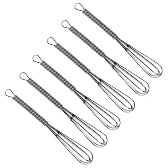 Norpro 7-inch Chrome Plated Wire Mini Whisk - Use to Whip, Stir, and Mix Dressing or Sauces {4}