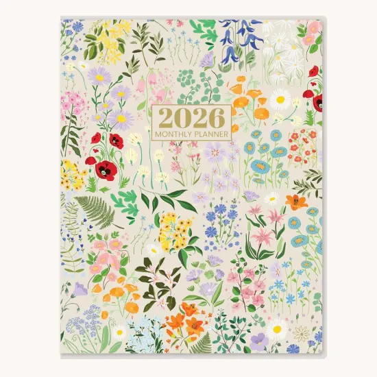 bloom daily planners 2026 Monthly Planner, 9" x 12", Garden Party {1}