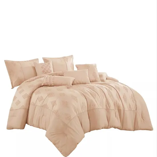 Stunning Severa Luxurious & Plush 7pc Comforter Set {3}