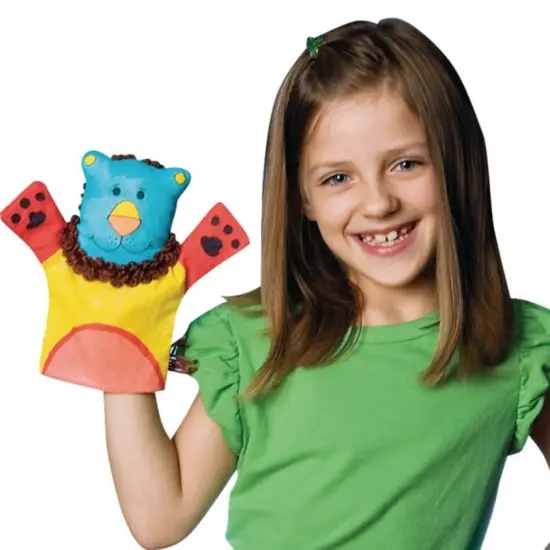 Color-Me&trade; Fabric Animal Hand Puppets (Pack of 24) {4}