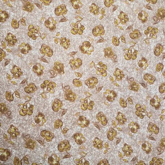 1 Yard Tan Rayon Crinkle Fabric 50/52" Wide Lightweight Crepon for Apparel & Sewing {2}
