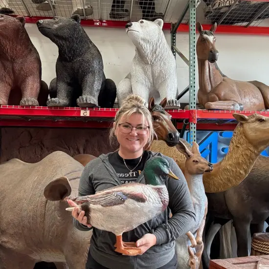 Male Mallard Duck Statue {3}