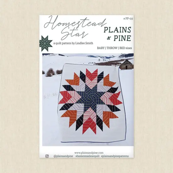 Homestead Star (pp 002) | Plains and Pine | Sewing Pattern {1}