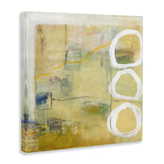 Stupell Industries Abstract Composition with Circles Canvas By Ruth Fromstein {3}
