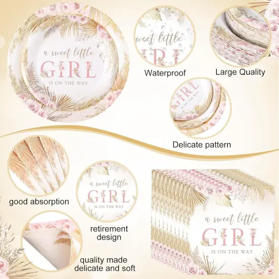 194 Pcs Boho Baby Shower Decorations Boho {2}