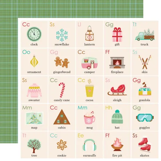 Snow Pine Lodge Double-Sided Cardstock 12"X12" {2}