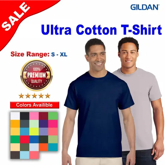 Gildan&reg; Ultra Cotton Crewneck Short Sleeve T-Shirt Cardinal Red {2}