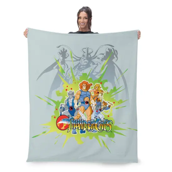 Warner Brothers Thundercats Silk Touch Sherpa Throw Blanket The crew {2}