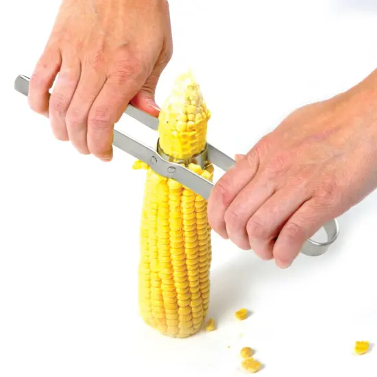 Norpro Stainless Steel Corn Cutter &ndash; Effortless Kernel Removal Tool for Fresh Corn on the Cob {4}