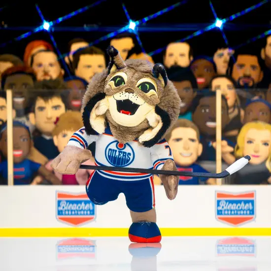 Bleacher Creatures Edmonton Oilers Hunter 10" Mascot Plush Figure (Road Uniform) {6}