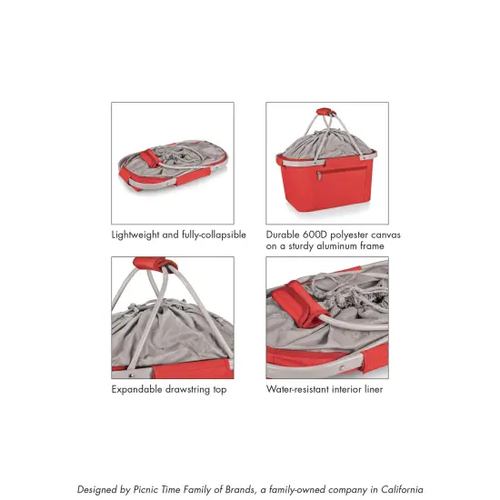 NFL Metro Basket Collapsible Cooler Tote Black {3}