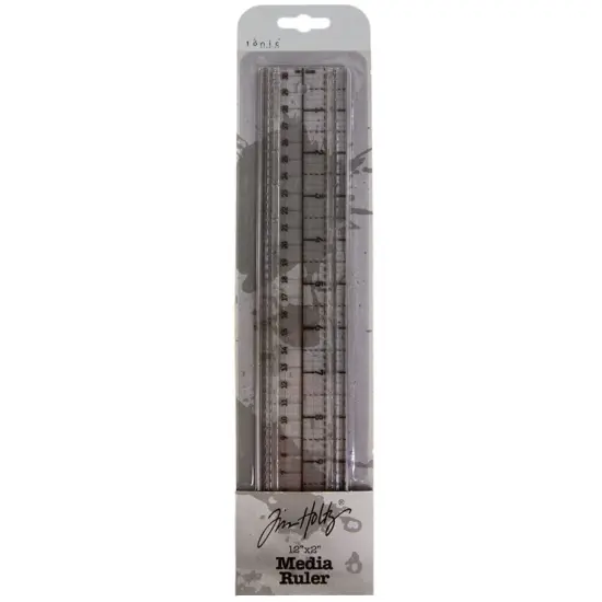 Tim Holtz Media Ruler-12"X2" {1}