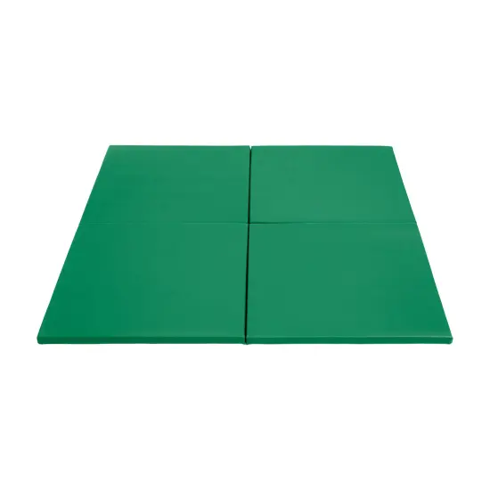 Play Patch Activity Mat Squares, Modular Playmat, 4-Pack Green {1}