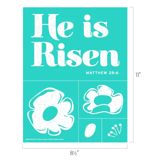 He Is Risen Flower {1}