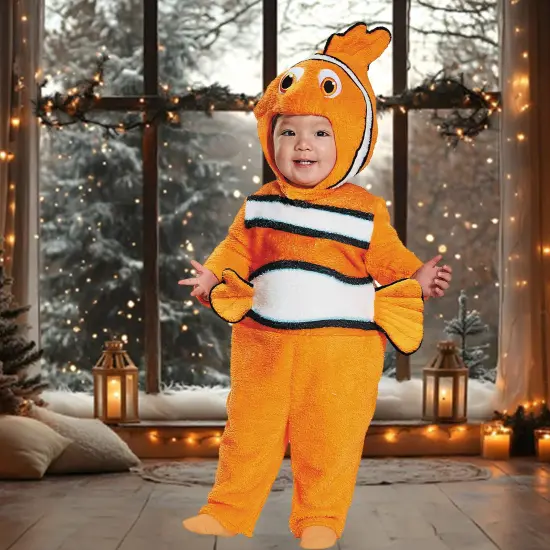 Adorable Finding Nemo Baby Costume with Soft Headpiece {1}