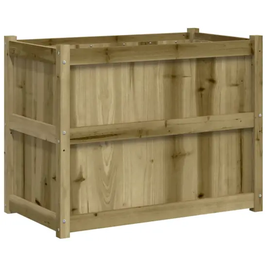 vidaXL Garden Planter 35.4"x19.7"x27.6" Impregnated Wood Pine {2}