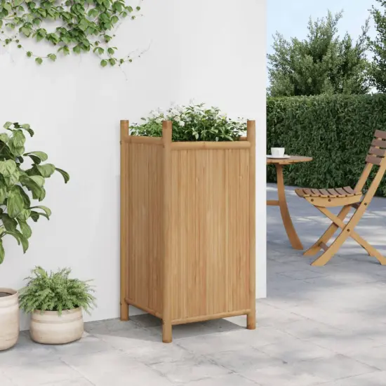 vidaXL Planter 15.7x15.7x31.5 Bamboo {3}