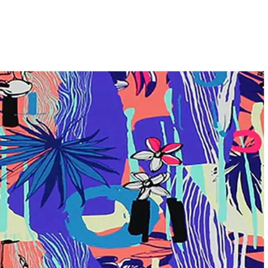 Miami Vice Flamingos Printed Spandex {5}