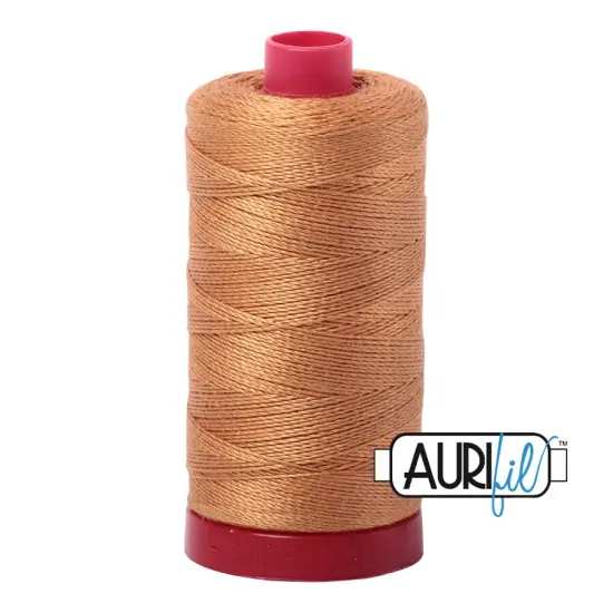 Golden Toast (2930) | 12wt Large Spool (325M / 356Y) | Aurifil Thread {1}