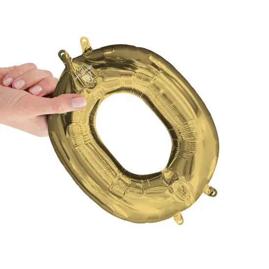 Anagram&reg; 16 Inch Letter O White Gold Air Fill Only {4}