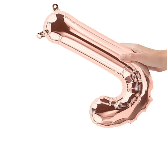 NorthStar Balloons&reg; 16 Inch Letter J Rose Gold Air Fill Only {5}