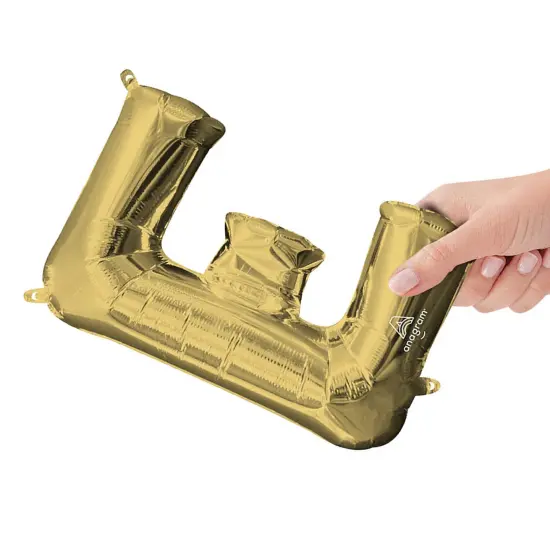 Anagram&reg; 16 Inch Letter E White Gold Air Fill Only {2}