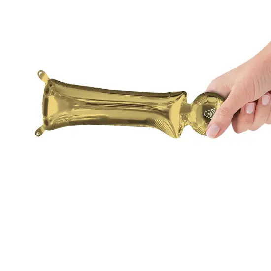 Anagram&reg; 16 Inch Symbol Exclamation Mark White Gold Air Fill Only {2}