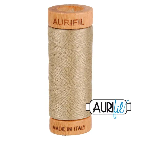 Linen (2325) | 80wt Small Spool (274M / 300Y) | Aurifil Thread {1}