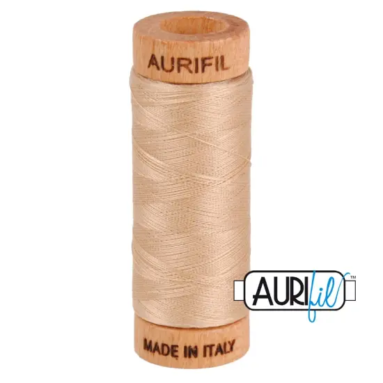 Beige (2314) | 80wt Small Spool (274M / 300Y) | Aurifil Thread {1}