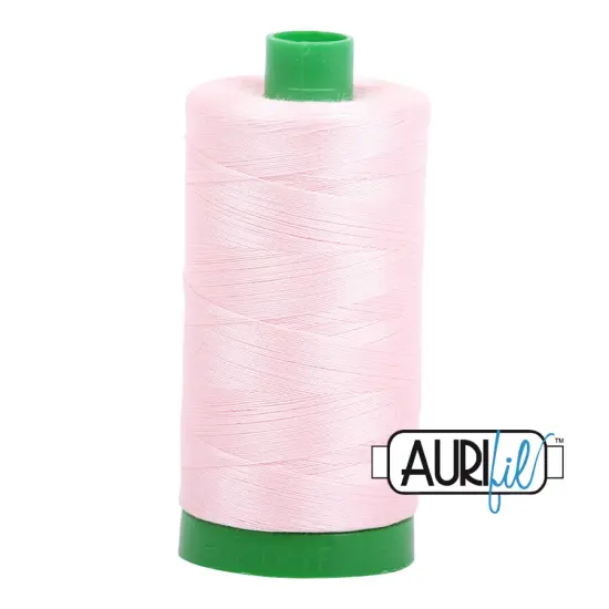Pale Pink (2410) | 40wt Large Spool (1000M / 1094Y) | Aurifil Thread {1}