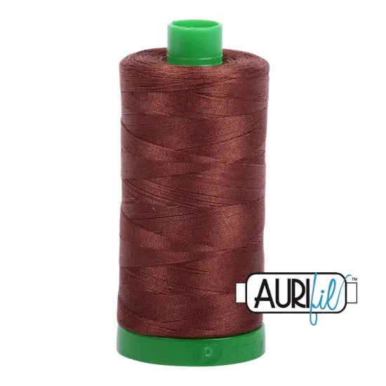 Chocolate (2360) | 40wt Large Spool (1000M / 1094Y) | Aurifil Thread {1}