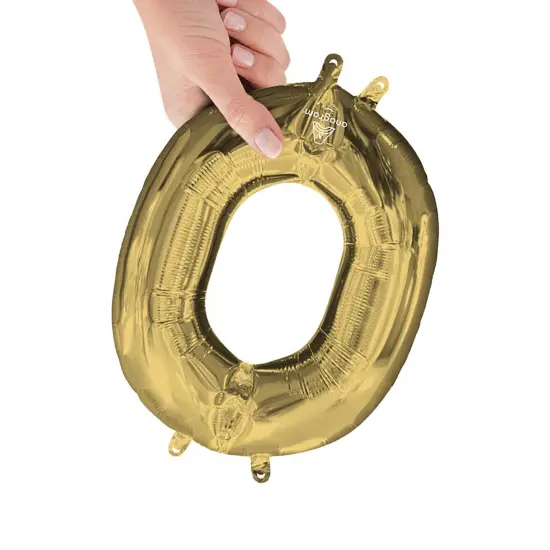 Anagram&reg; 16 Inch Letter O White Gold Air Fill Only {3}