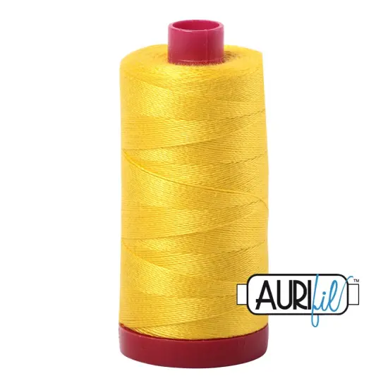 Canary (2120) | 12wt Large Spool (325M / 356Y) | Aurifil Thread {1}