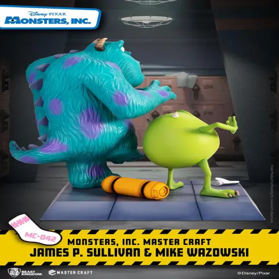 Disney Monster Inc James P. Sullivan and Mike Wazowski Table Top Statue {5}