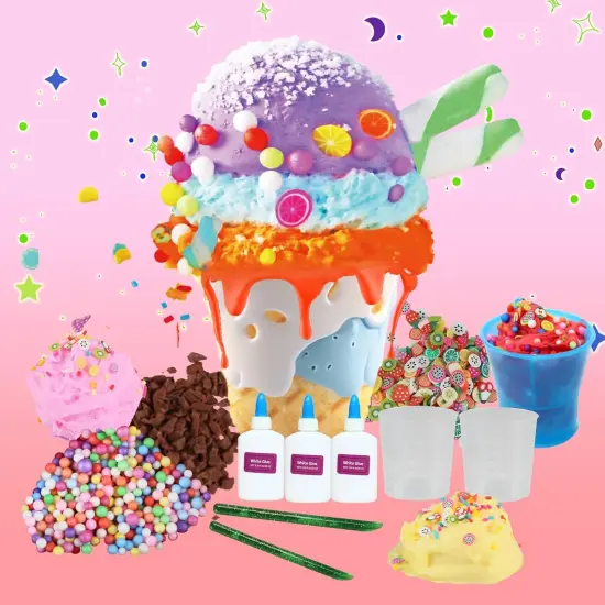 DIY Ice Cream Slime Making Kit {2}