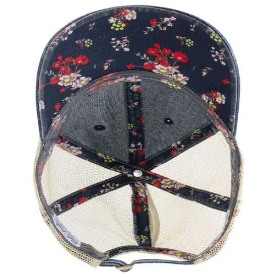 Infinity Her&reg; Women's Denim Mesh Back Cap Denim/ Khaki {7}