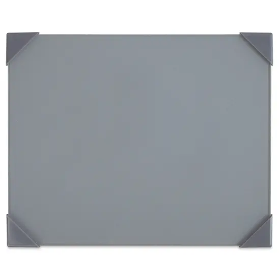 New Wave Posh Glass Tabletop Palette - Gray, 6.75" x 8.4" {1}