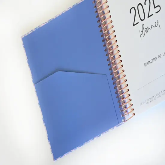 2025 Planner - Mini Signature Layout, Spiral Bound - "Butterfly Doodles" (#509) {3}