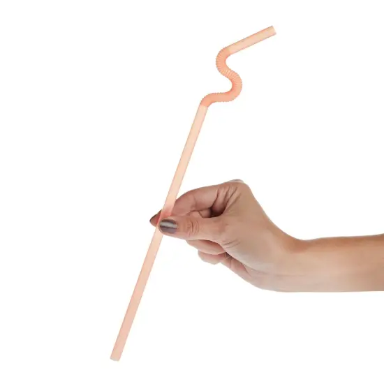 200 Pack Plastic Extra Long Straws for Birthday Party, 13 Inch Disposable Drinking Straws for Cocktails, Coffee (4 Rainbow Colors) Multicolor {4}