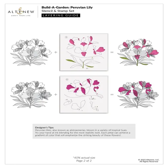 Build-A-Garden: Peruvian Lily & Add-On Die Bundle {4}