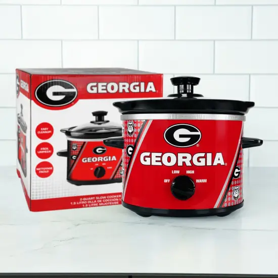 Uncanny Brands Georgia Bulldogs 2-Qt Slow Cooker {4}