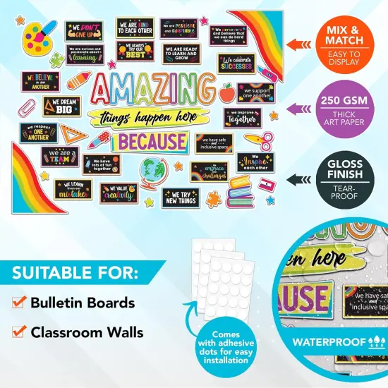 Amazing Things Happen Here Bulletin Board Set {2}