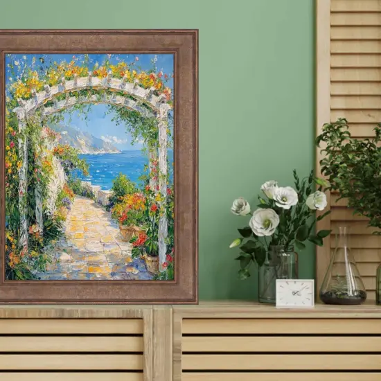 Modern Mocha Bronze Flat Picture Frame 18x18 frame {6}