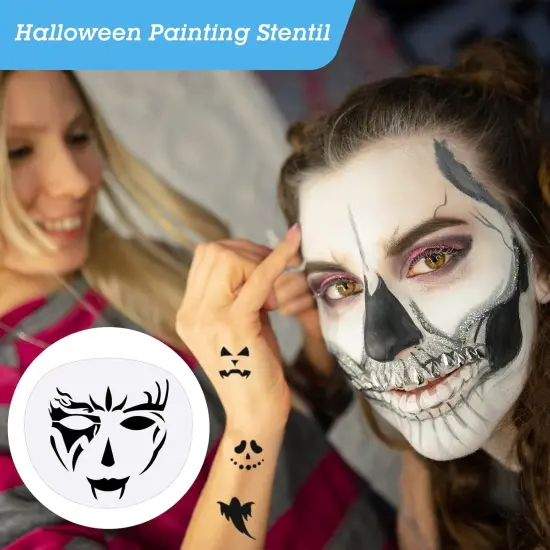 52 Pcs Face Paint Stencils(Weird Style) {4}